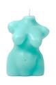 Helio Ferretti świeca dekoracyjna Feminine Body turkusowy 121977