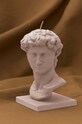 Really Nice Things świeca dekoracyjna David Candle 1938210 różowy AA00
