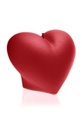 Candellana candela decorativa Heart Smooth rosso