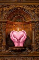 Свічка декоративна Candellana Heand Love 5902815462477 рожевий
