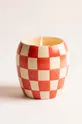 Αρωματικό κερί σόγιας Paddywax Checkmate Rose & Santal 311 g πολύχρωμο