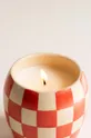Αρωματικό κερί σόγιας Paddywax Checkmate Rose & Santal 311 g Κεραμική, Κερί σόγιας