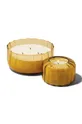 Ароматическая соевая свеча Paddywax Ripple Golden Ember 128 g оранжевый