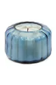 modrá Voňavá sójová sviečka Paddywax Ripple Peppered Indigo 128 g Unisex