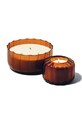 Ароматична соєва свічка Paddywax Ripple Tobacco Patchouli 128 g RPL0506EU помаранчевий AA00