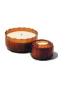 Ароматическая соевая свеча Paddywax Ripple Tobacco Patchouli 128 g оранжевый