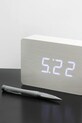 Led ρολόι Gingko Design Brick White Click Clock GK15W13 λευκό AA00