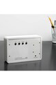 Σαλόνι και υπνοδωμάτιο Led ρολόι Gingko Design Brick White Click Clock GK15W13 λευκό