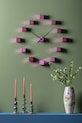Стенен часовник Karlsson DIY Cubic виолетов KA5974PI