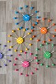 Настінний годинник Karlsson Funky Spider рожевий KA5977BP