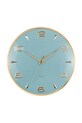 Настінний годинник Karlsson Sienna Glow блакитний KA6017BL