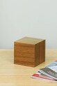 Столовые часы Gingko Design Cube Click Clock коричневый GK08R4