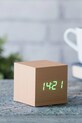 Столовые часы Gingko Design Cube Click Clock жёлтый GK08G11