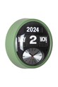 Nástenné hodiny Karlsson Round Flip KA6030GR zelená AA00