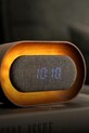 Gingko Design budzik led Lumos 15 cm brązowy G076O.WT