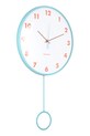 Karlsson zegar ścienny Cheeky Dome Pendulum KA6058LB niebieski AA00