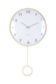 Karlsson orologio da parete Cheeky Dome giallo KA6058LY