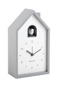 Budilica Karlsson Modern Cuckoo KA6015GY siva AA00