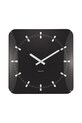 Zidni sat Karlsson Sucinto Dome Square 35 x 35 x 4,5 cm crna KA6085BK