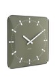 Zidni sat Karlsson Sucinto Dome Square 35 x 35 x 4,5 cm KA6085GR zelena AA00
