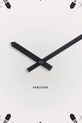 Dnevni boravak i spavaća soba Zidni sat Karlsson Sucinto Dome Square 35 x 4,5 cm KA6085WH bijela