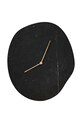 ferm LIVING zegar ścienny Melt 28 x 33 cm czarny 1104272415