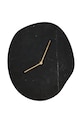 ferm LIVING zegar ścienny Melt 28 x 33 cm czarny 1104272415