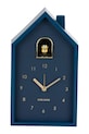Budík Karlsson Modern Cuckoo 20 cm modrá KA6077DB