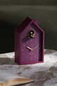 Karlsson budzik Modern Cuckoo 20 cm fioletowy KA6077PU