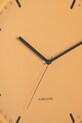 Living și dormitor Karlsson ceas de perete Cool Retro 30 cm KA6071YE portocaliu