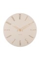 Настінний годинник Karlsson Esmerado 40 cm бежевий KA6072WH