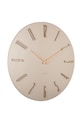 Nástenné hodiny Karlsson Esmerado 60 cm KA6073WH béžová AA00