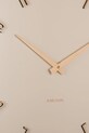 Вітальня та спальня Настінний годинник Karlsson Esmerado 60 cm KA6073WH бежевий