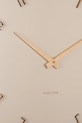 Obývacia izba a spálňa Nástenné hodiny Karlsson Esmerado 60 cm KA6073WH béžová