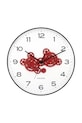 Nástenné hodiny Karlsson Open Gear 40 cm červená KA6093BK