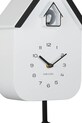 Salon i sypialnia Karlsson zegar z kukułką Dupla 41,5 x 21,5 x 8,5 cm KA6081WH biały