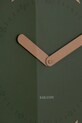Obývacia izba a spálňa Nástenné hodiny Karlsson Amena 40 cm KA6083GR zelená