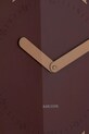 Obývacia izba a spálňa Nástenné hodiny Karlsson Amena 40 cm KA6083RD burgundské