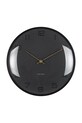 Karlsson zegar ścienny Fuerte Dome 30,5 cm czarny KA6084BK