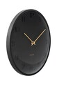Karlsson zegar ścienny Fuerte Dome 30,5 cm KA6084BK czarny AA00