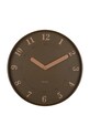 Nástenné hodiny Karlsson Amena 40 cm hnedá KA6083BR