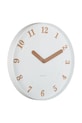Nástenné hodiny Karlsson Amena 40 cm KA6083WH biela AA00