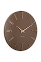 Nástenné hodiny Karlsson Esmerado 40 cm KA6072BR hnedá AA00