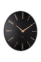 Nástenné hodiny Karlsson Esmerado 40 cm KA6073BK čierna AA00
