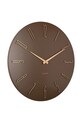 Karlsson zegar ścienny Esmerado 40 cm KA6073BR brązowy AA00