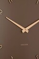 Salon i sypialnia Karlsson zegar ścienny Esmerado 40 cm KA6073BR brązowy