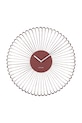 Karlsson ceas de perete Cascara 50 cm burgundia KA6074RD