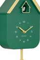 Salon i sypialnia Karlsson zegar z kukułką Dupla 41,5 x 21,5 x 8,5 cm KA6081GR zielony