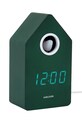 Karlsson budzik stołowy led z kukułką Cuckoo LED 16 cm KA6070GR zielony AA00