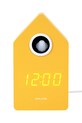 Karlsson budzik stołowy led z kukułką Cuckoo LED 16 cm żółty KA6070YE